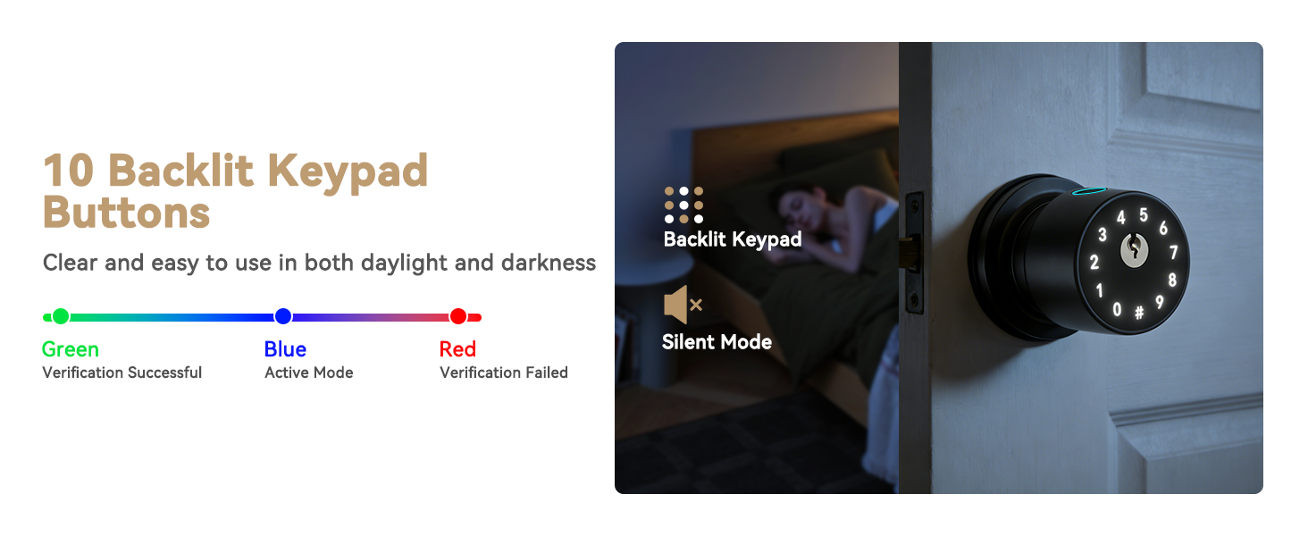 electronic door knob