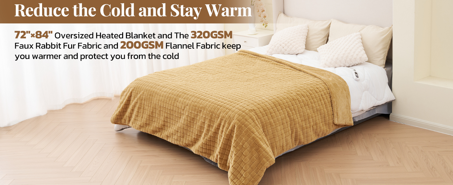 Heated Blanket Full Size