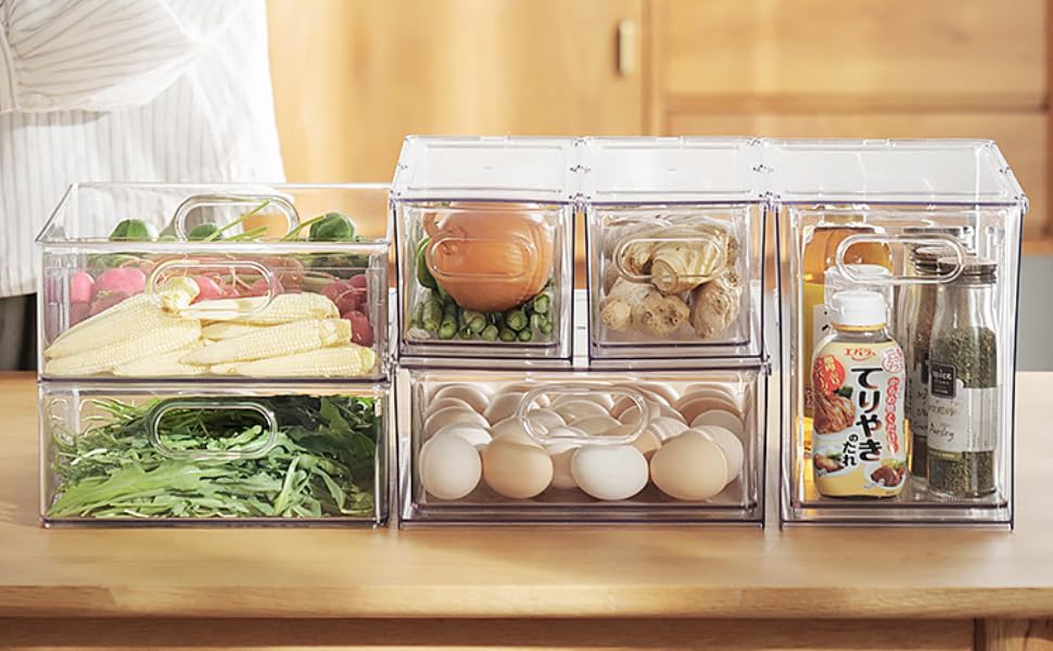 fridge storage bins