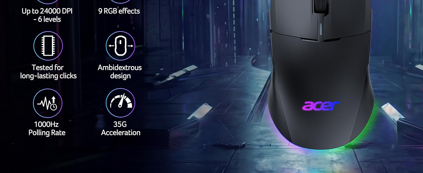 dual mode gaming mouse