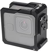 Upgraded Version Cage Protective Frame, Action Camera Cage Shell, Aluminum Alloy Housing Case wit...