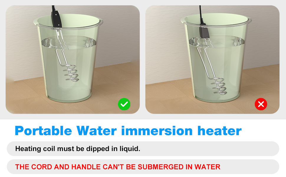 immersion water heater