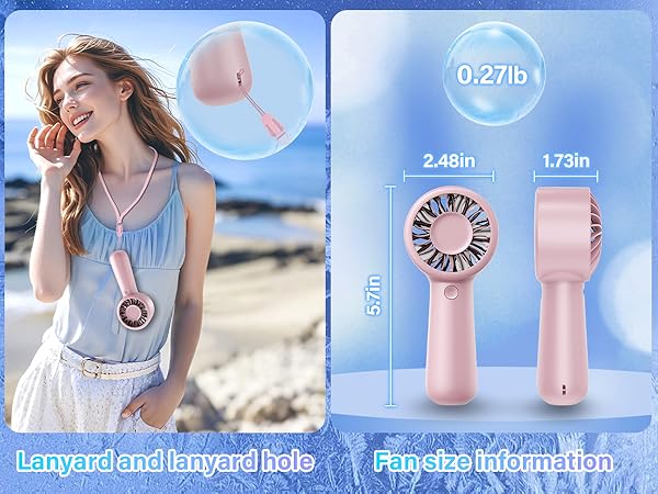small handheld fan pocket size