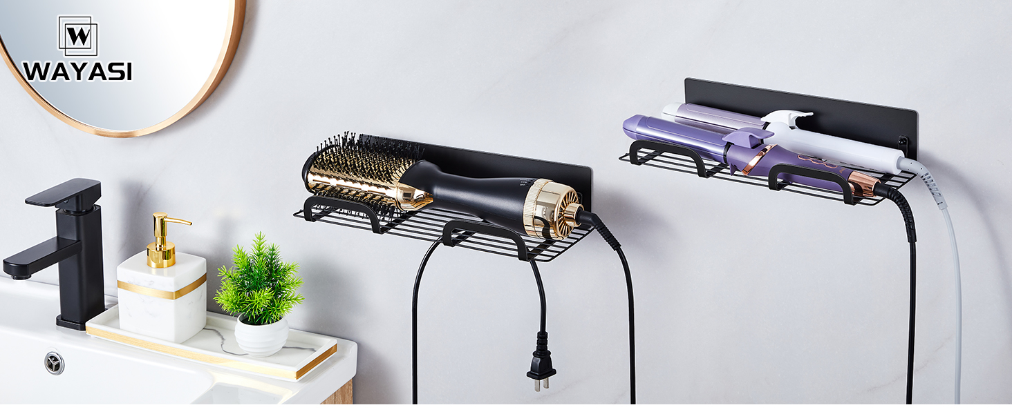 curling iron holder