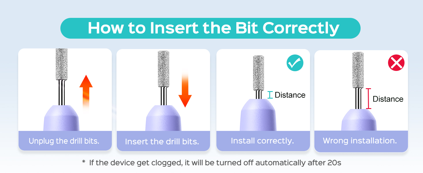 Electric Nail Drill Kit: Professional Stepless Speed Regulation