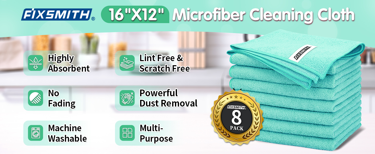 blue cleaning cloth