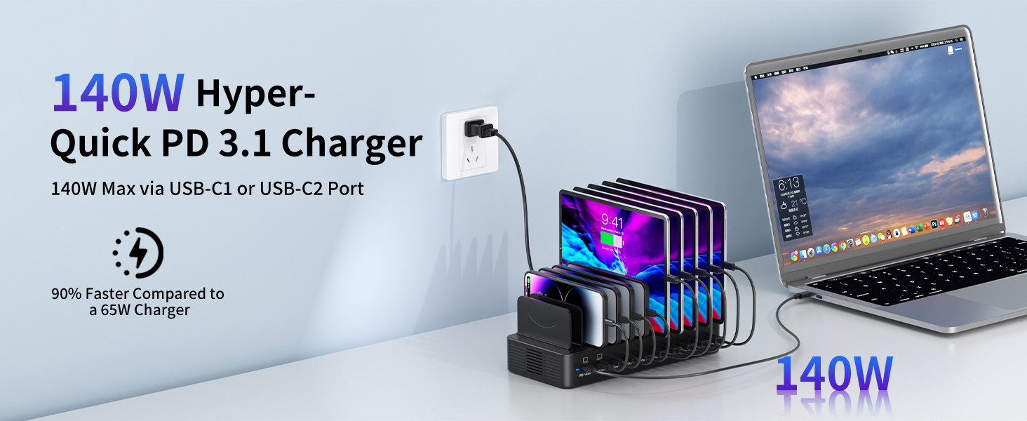 ipad charging station