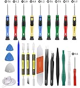 25pcs Electronics Repair Tool Kit, GangZhiBao Precision Screwdriver Set Magnetic for Fix Apple iP...