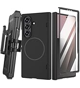 Maxdara for Z Fold 7 Magnetic Case with Belt Clip Holster, Compatible with Magsafe &amp; Hinge Protec...
