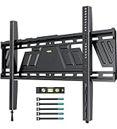 BONTEC Fixed TV Wall Mount for 43 to 100 Inch TVs, Low Profile Design, Space-Saving 0.9'' from Wa...