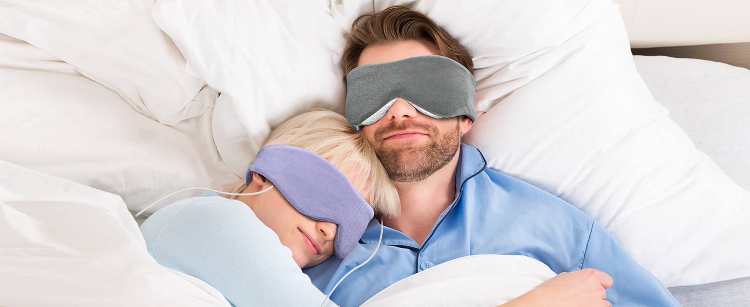 Heated Eye Mask, Warm Eye Compress Mask for Dry Eyes, USB Electric Eye Heating Pad