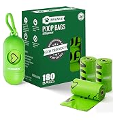 MUAMUA DOG POOP BAGS 180 COUNT UNSCENTED
