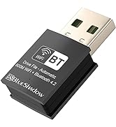Blueshadow Mini 2-in-1 USB WiFi Bluetooth Adapter AC600-2.4G/5G Dual Band Wireless Network Adapte...