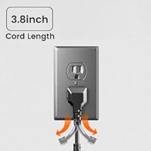 Flexible short cord