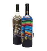 Monkey Business - Wine Bottle Poncho Covers: Set of 2 Insulated Neoprene Sleeves – Fun Wine Bottl...