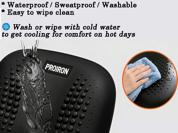 Infatable Back Support Pillow for office chair and car