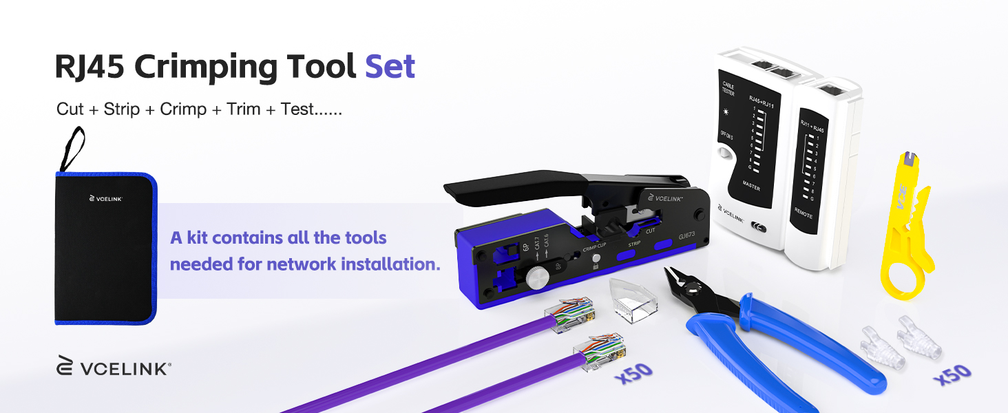 all-in-one rj45 crimping tool set