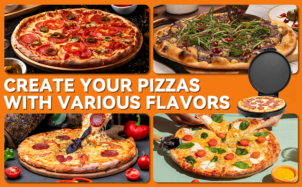 Create Your Pizzas With Various Flavors