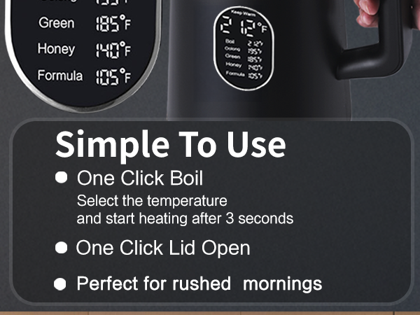 black electric kettle