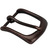 TYWestyles 1.5 inch Belt Buckle Single Prong Solid Antiqued Brass for Men Women Belt