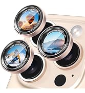 CACOE Camera Lens Protector for iPhone 17ProMax/17Pro/16ProMax/16Pro/15ProMax/15Pro/14ProMax/14Pr...