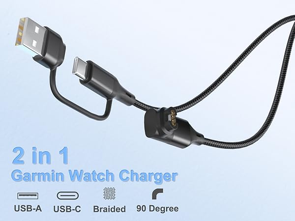  Garmin Watch Charger Cable