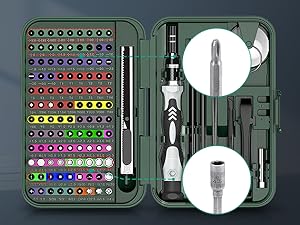 precision screwdriver set with case magnetic repair tool kit