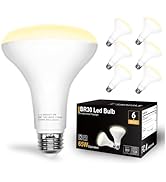 DAYBETTER BR30 LED Light Bulb 65W Equivalent, Dimmable BR30 LED Recessed Light Bulb, 2700K Warm W...
