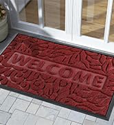 Yimobra Welcome Front Door Mat Outdoor, Heavy Duty Durable Non Slip Doormats, Rubber Backing, Low...