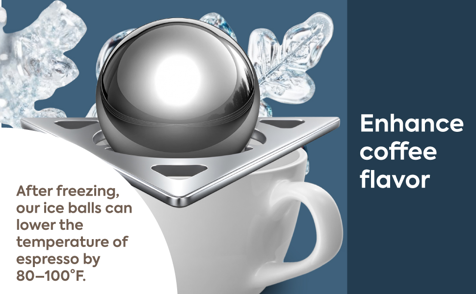 espresso cooling ball