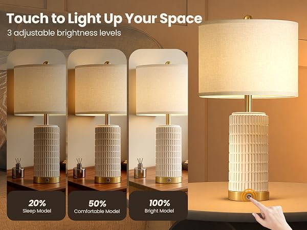 Table lamp set of 2