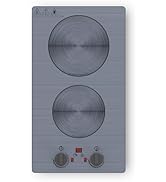 GlHETKUT Induction Cooktop,110V Double Induction Cooktop,2300W double burner hot plate with LED T...