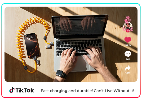 jixivor 4 in 1 usb c cable 140W compatiblle with Lightning cable multi cords