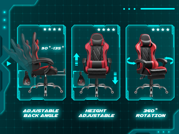 Height and Back Adjustable