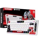Transformers GK03 Mechanical Keyboard Wireless,RGB Creamy Gaming Keyboard Wireless, BT5.0/USB-C/2...