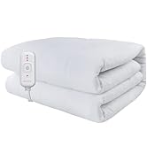 Comfytemp Heated Mattress Pad Mini Twin Size 31" x 55", Single Controller Quilted Electric Mattre...