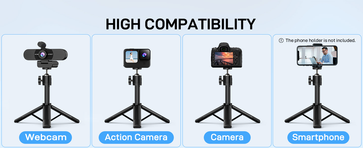 EMEET C960 Webcam with Tripod