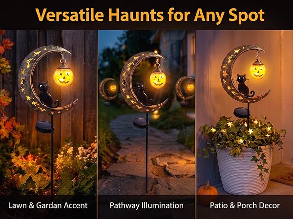 solar lamp for halloween decor