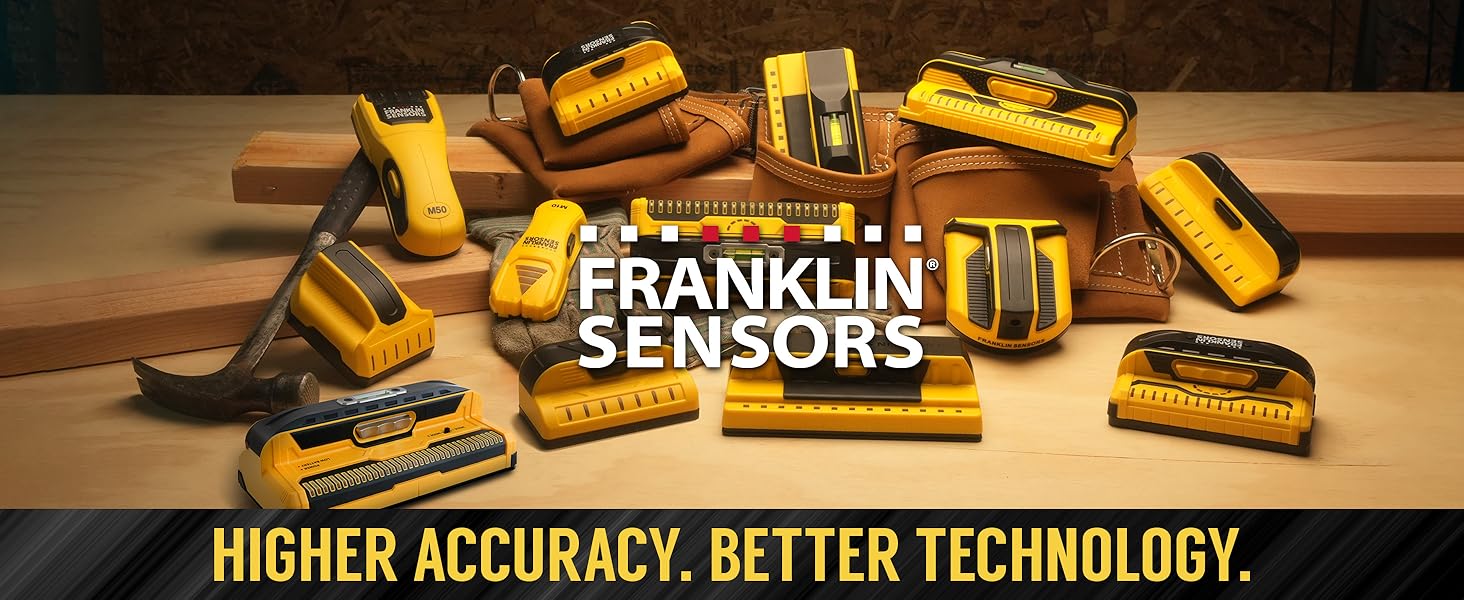 Franklin Sensors stud finder wall scanners with higher accuracy and better technology