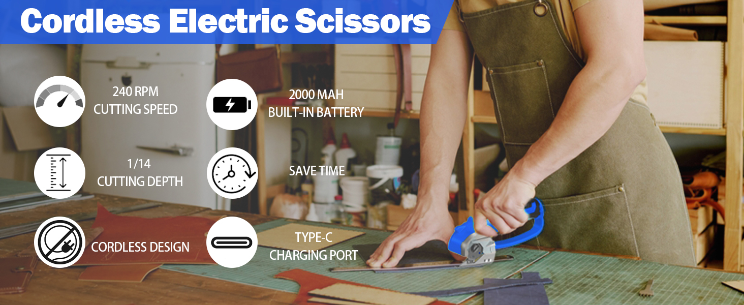 Cordless Electric Scissors