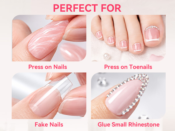 hema free nail glue for press on nails