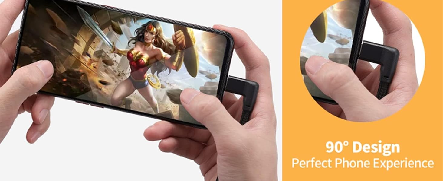 90 degrees L shape design USBC Extension Cord right angle angled type c cord