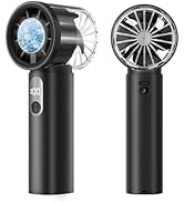 Portable Handheld Turbo Fan with Ice Cooling- 5 Gear High Speed , High-Power Motor, Up to 12 Work...