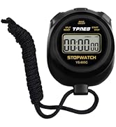 TPNEG Simple Stopwatch Timer - Easy to Use, Set Up, Read, and Carry - Large Display - On/Off, AAA...