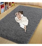 qulint 4x6 Area Rugs for Bedroom, Fluffy Soft Shag Rugs for Living Room, Small Fuzzy Plush Rugs, ...