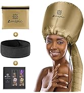 Bonnet Hood Hair Dryer Attachment - Soft, Adjustable Extra Large Bonnet Hair Dryer for Speeds Up ...