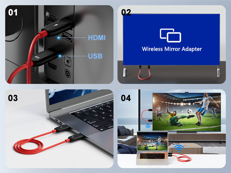 Wireless HDMI Transmitter and Receiver