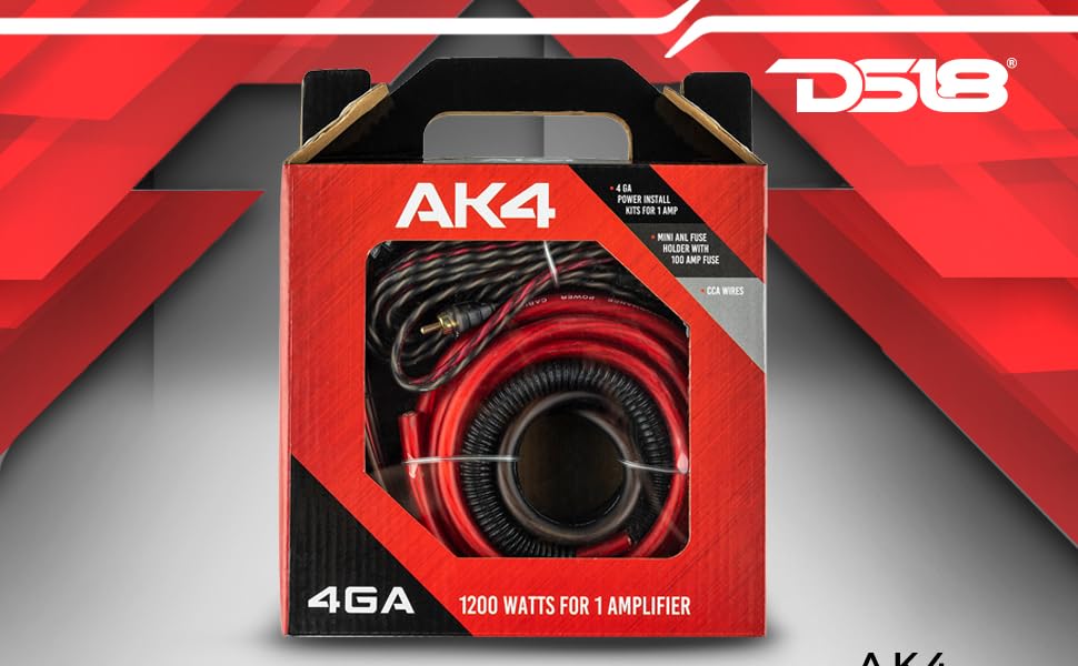 ampkit for 4 ga for al amplifiers car audio 