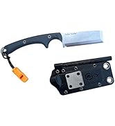 Outdoor Element Flicker Feather - Survival EDC Chisel Blade - Camping, Woodworking, Bushcraft Kni...