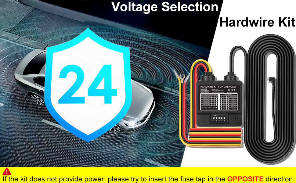 Voltage selection hardwire kit